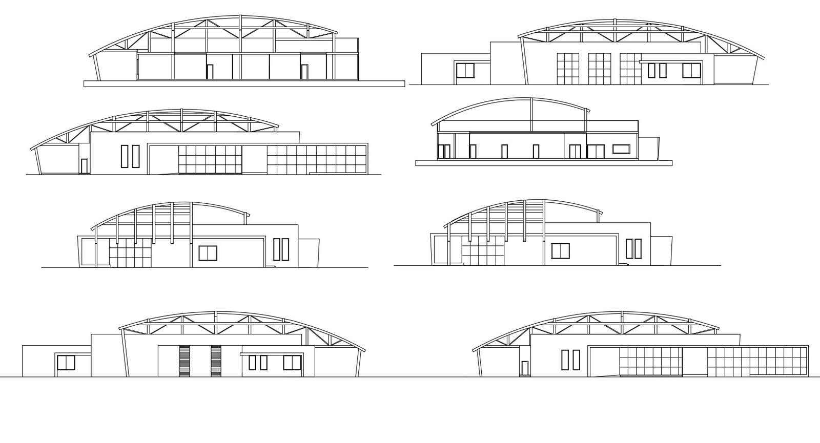 building-with-different-elevation-in-autocad-cadbull