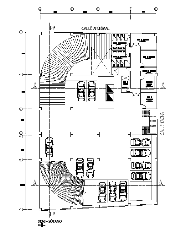 Building ground floor plan is given in this cad file. Download this 2d ...