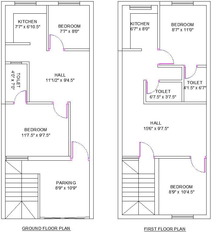 Building plan layout - Cadbull