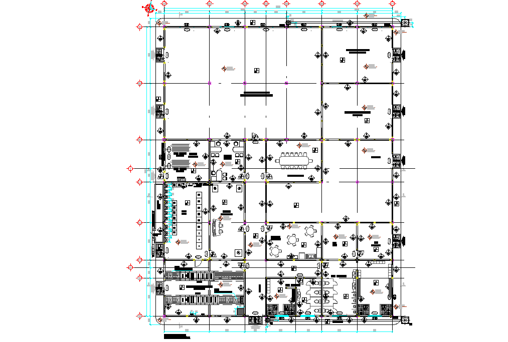 Bungalow planning detail autoacd file - Cadbull