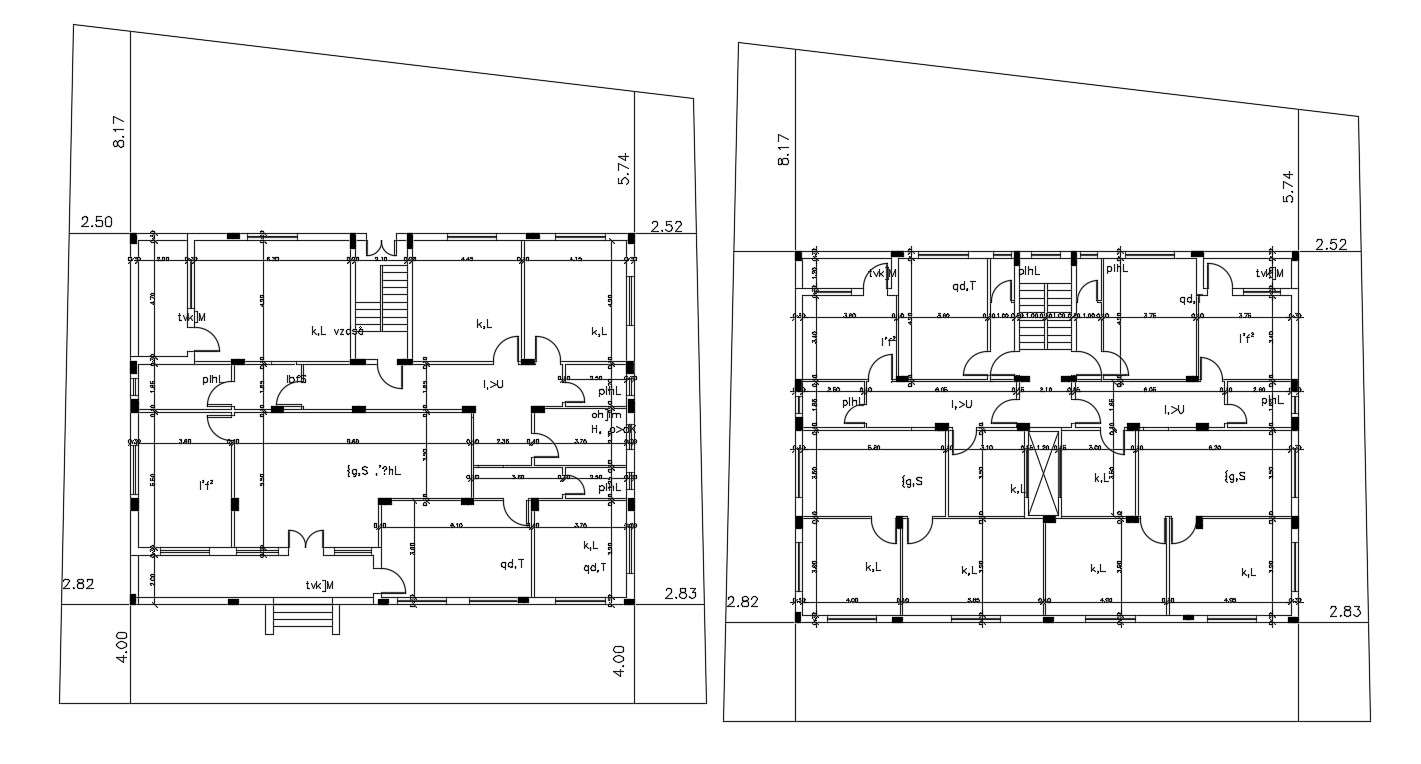 Bungalow House Ground Floor And First Floor Plan CAD File - Cadbull