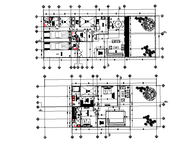 Bungalow Floor Detail Drawing Stated In This Autocad File. Download The 