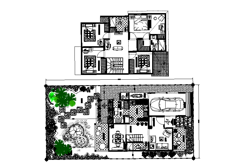 Bungalow floor plan detail defined in this Autocad file. Download this ...