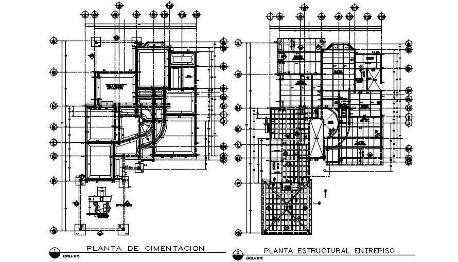 Bungalow floor plan detail drawing provided in this AutoCAD file ...