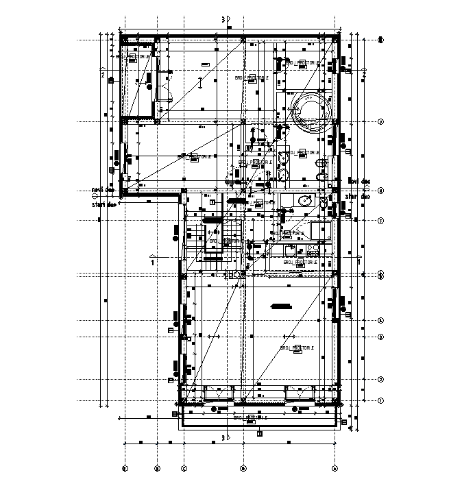 Bungalow furniture plan detail separated in this AutoCAD file. Download ...