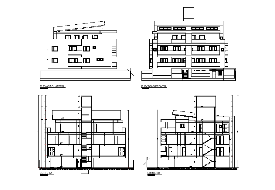 Bungalow section detail drawing specified in this cad drawing file ...