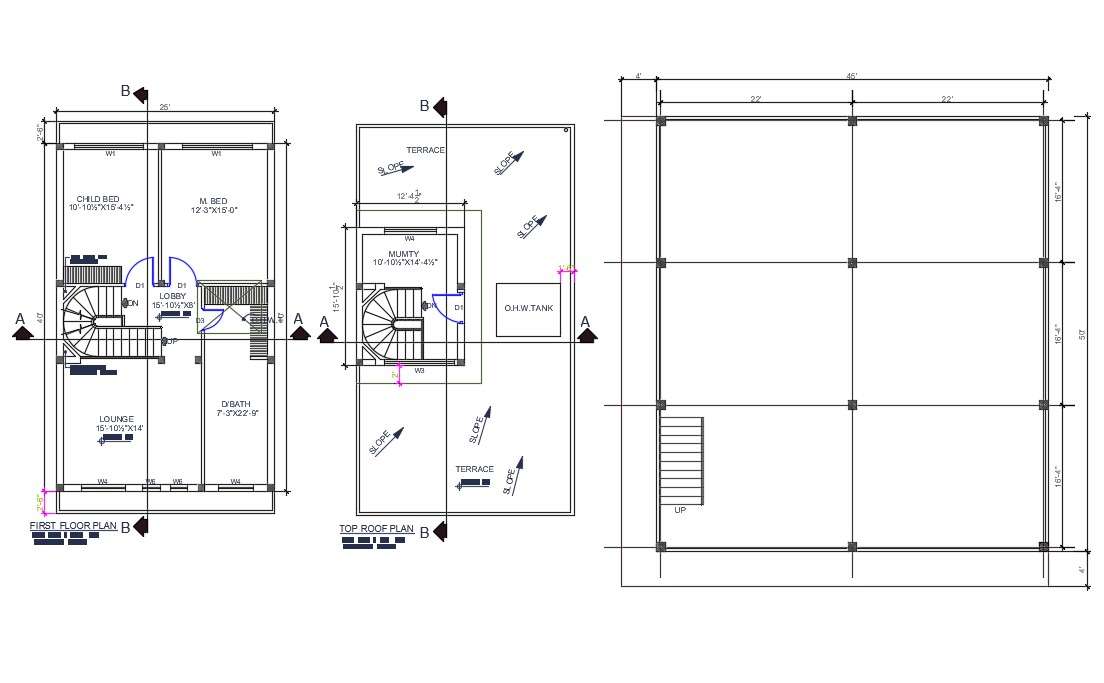 55+ Download Autocad 2d House Plan Drawing