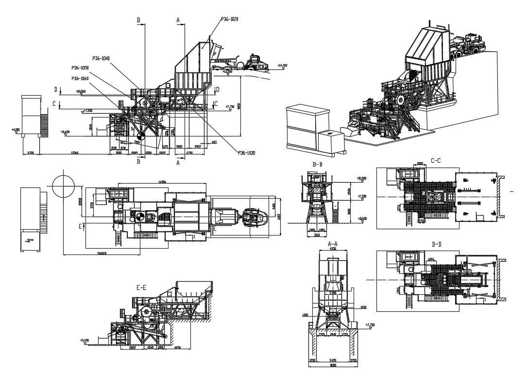 Coal mine DWG, free CAD Blocks download