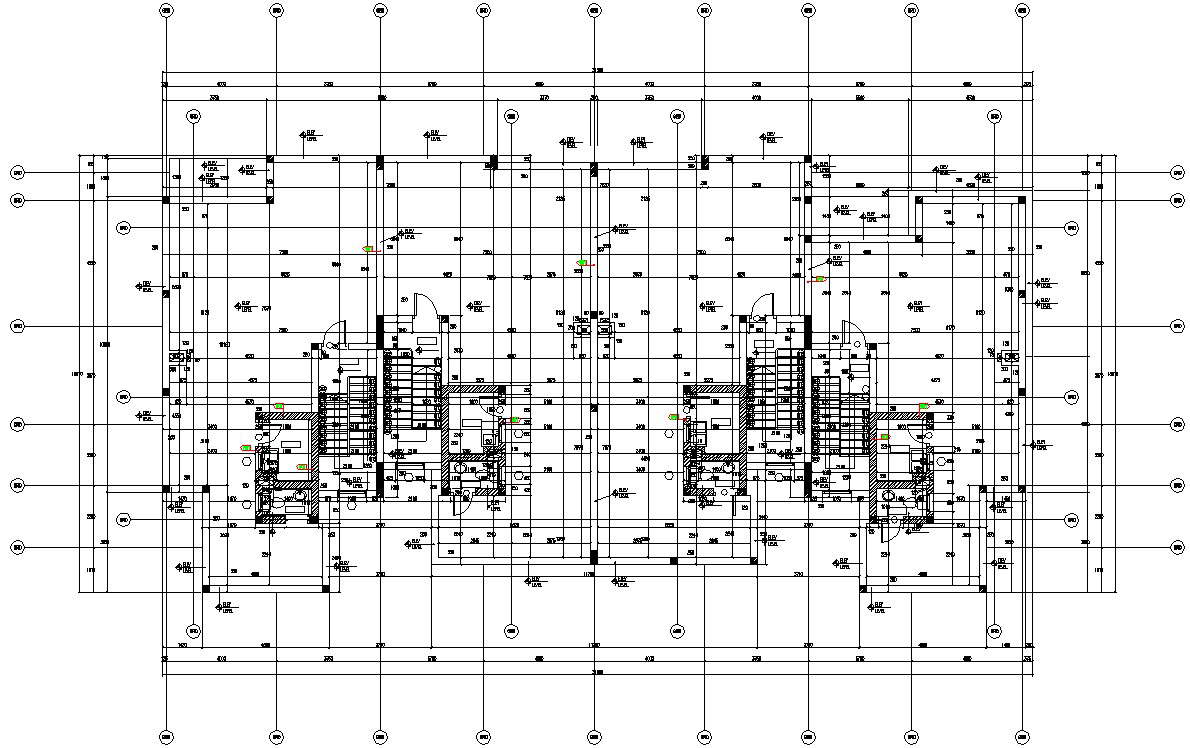 CAD DWg file Showing the details of the roof floor plan working drawing ...