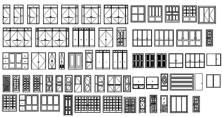 CAD blocks of various designs of wardrobes in AutoCAD drawing, CAD file ...