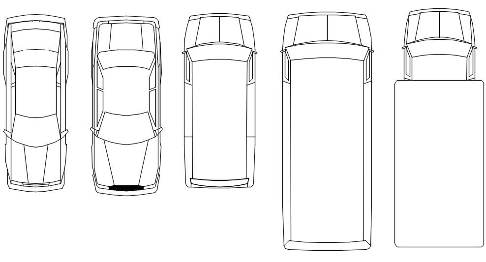 CAR 2D block in AutoCAD, dwg file, CAD file - Cadbull