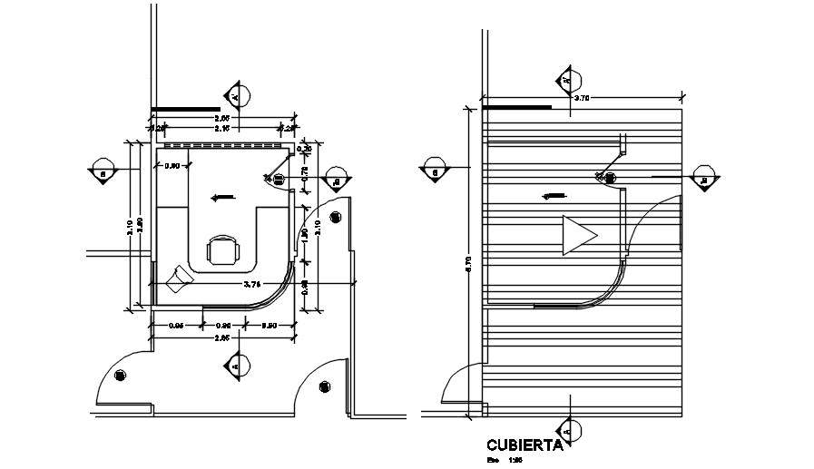 Cabin floor plan detail drawing presented in this AutoCAD file ...