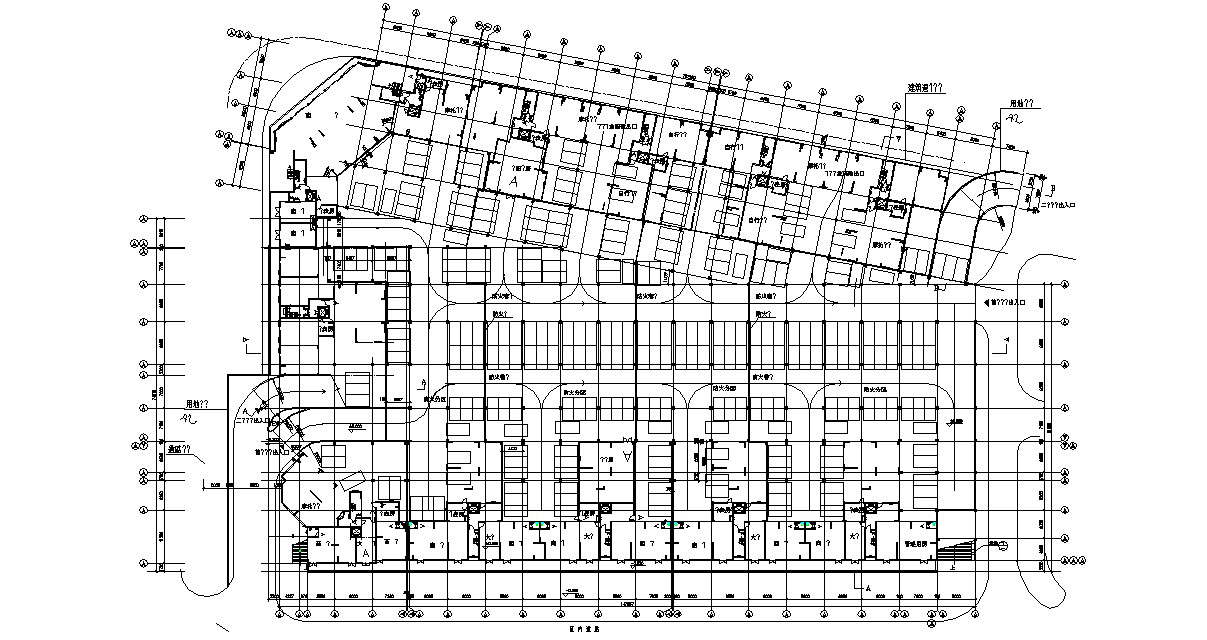 Car park layout autocad file free cadbull