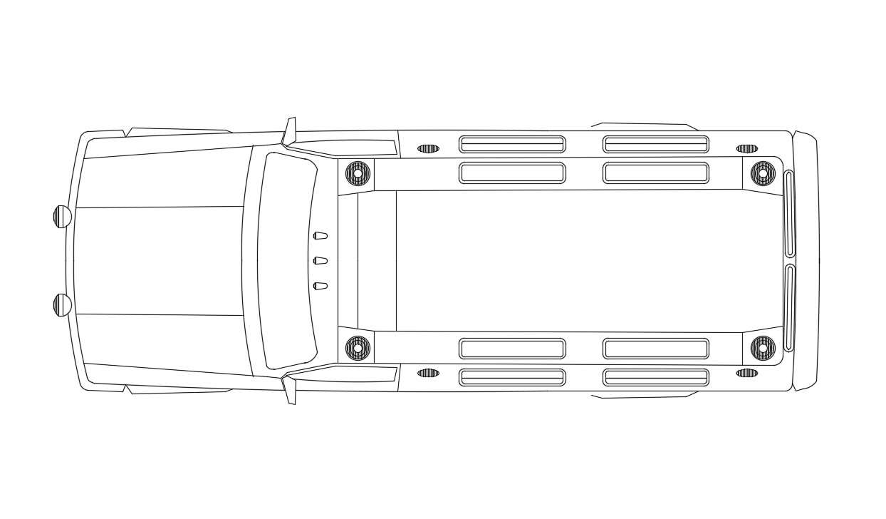 Car Plan CAD Block - Cadbull