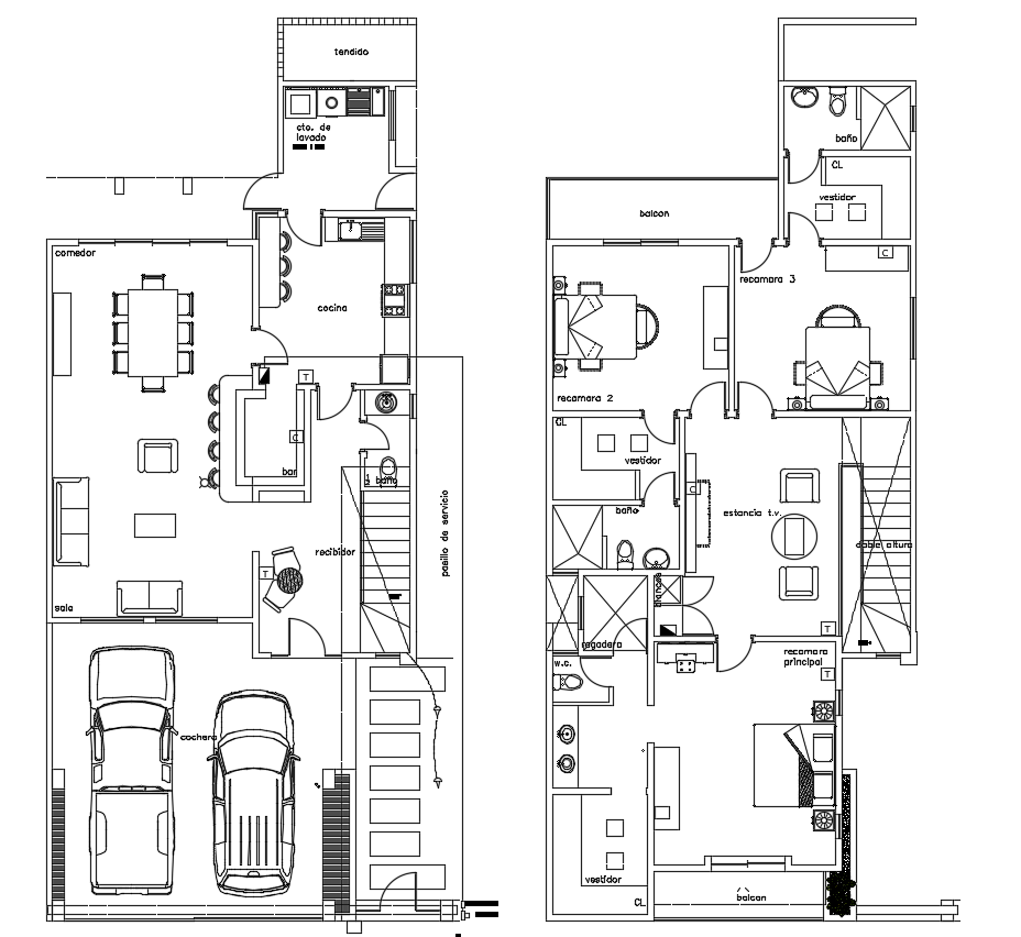 Car Parking Residence House Ground Floor And First Floor