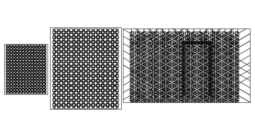 Carpet designs are available in this Autocad 2D DWG drawing file