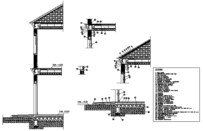 Cavity Wall Constructive Section Detail Drawing Cadbull 8353