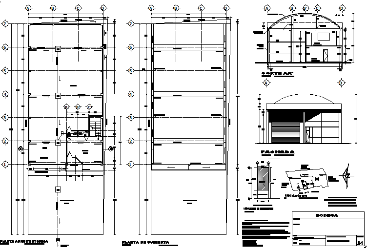 Cellar project plan detail dwg file - Cadbull