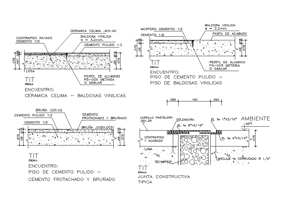 Cement detail is given in this Autocad drawing model. Download now ...