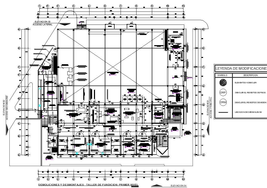 Center line plan detail dwg file - Cadbull