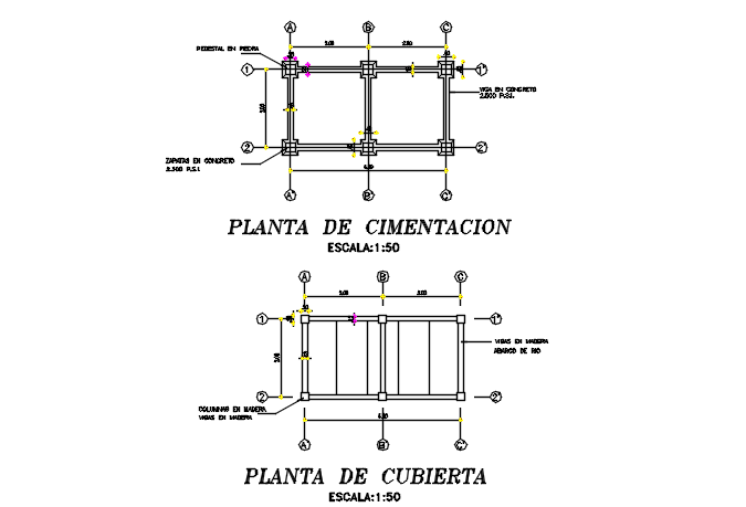 Center line plan in commercial plan detail dwg file - Cadbull