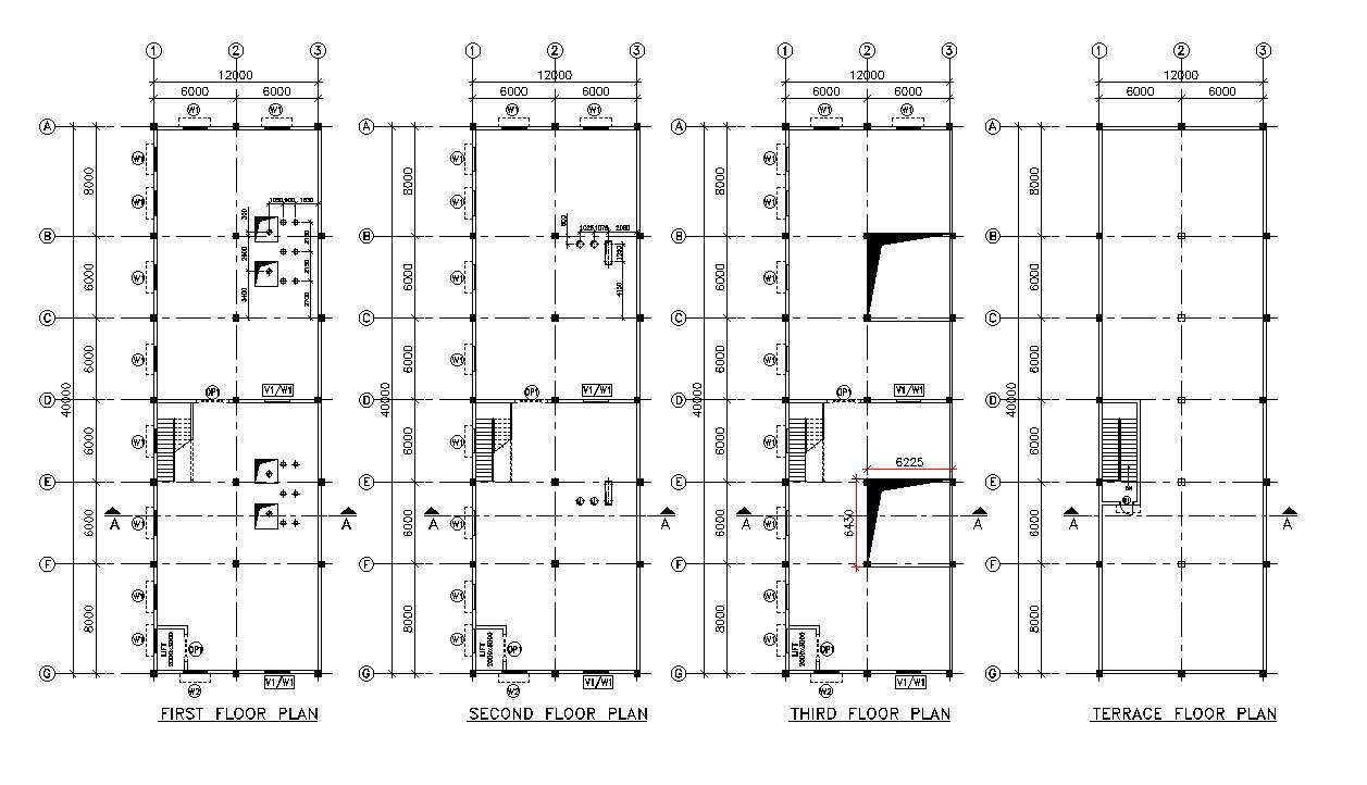 Centerline drawing plan of residence project stated in this AutoCAD ...