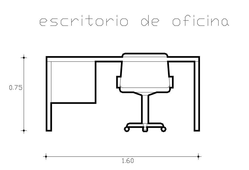 chair-table-block-cadbull