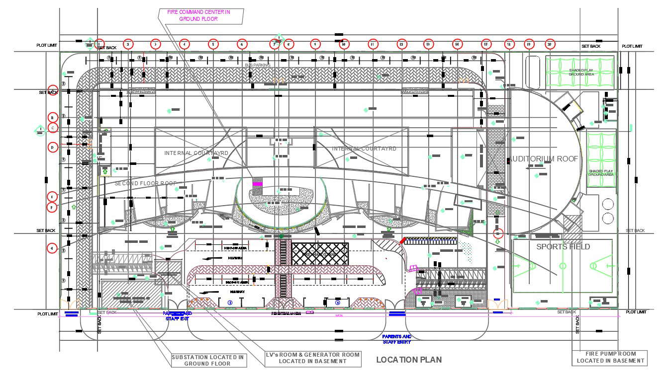 City Central Project AutoCAD Drawing - Cadbull