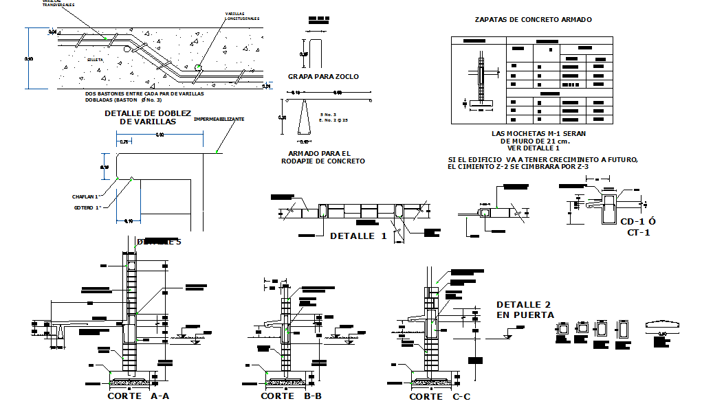 Classroom sectional detail of a school dwg file - Cadbull