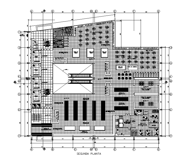 Cloth Floor Shopping Mall Layout Plan AutoCAD Drawing Download DWG File ...