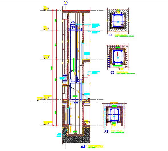 Club house lift detail - Cadbull