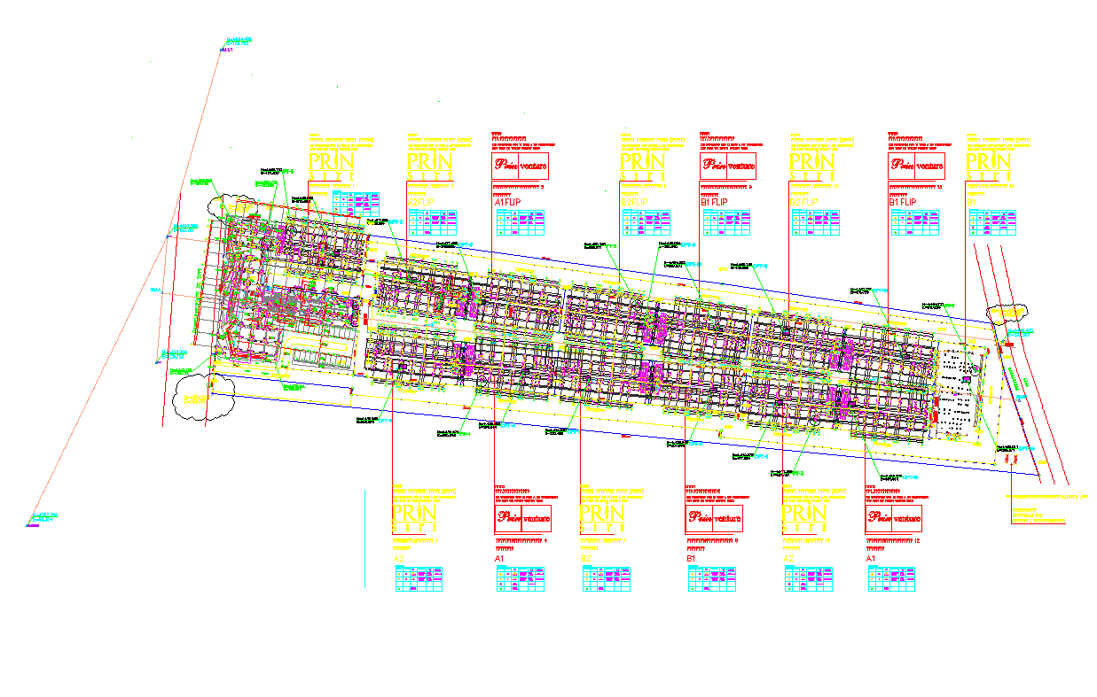 Club Housing Site Plan Construction 2d View Layout Autocad File Cadbull