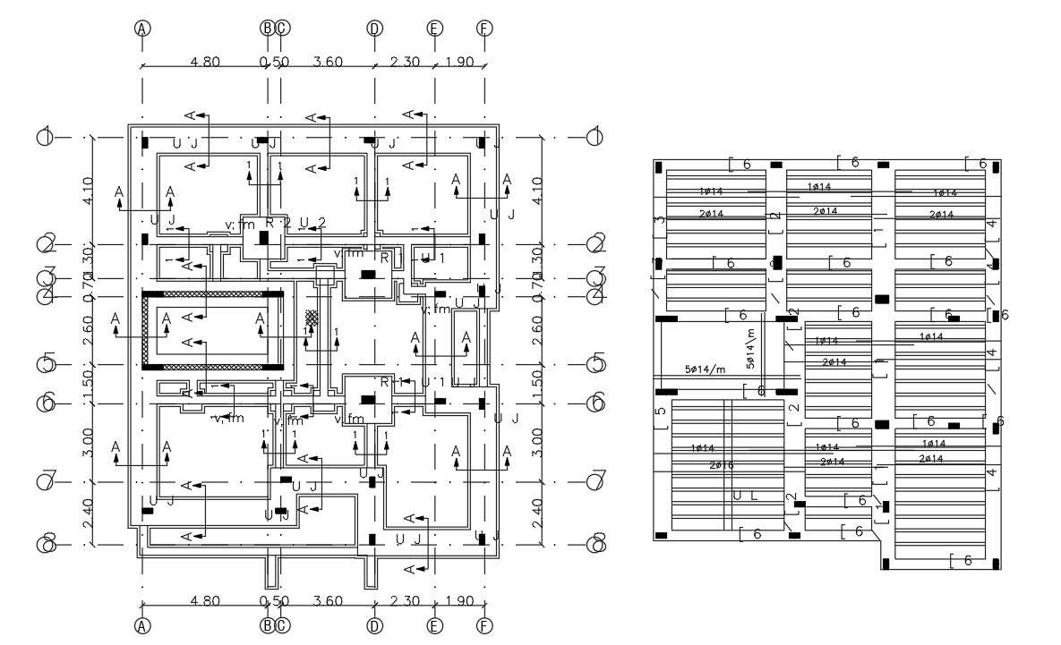 Cluster Apartment Construction Working Plan DWG File - Cadbull