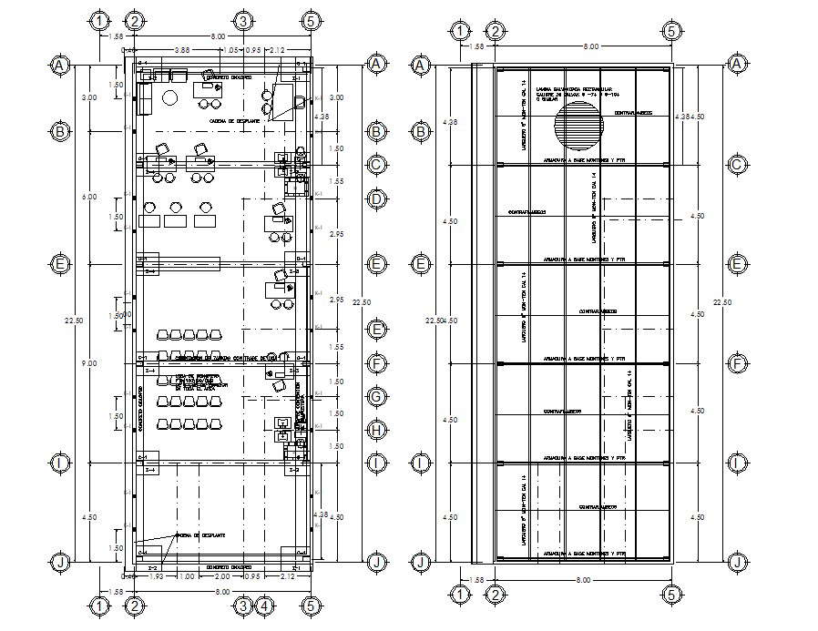 Column Plan View