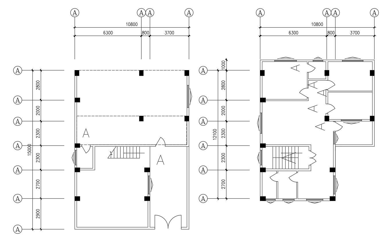 house-plan-with-column-layout-design-autocad-file-cadbull-images-and