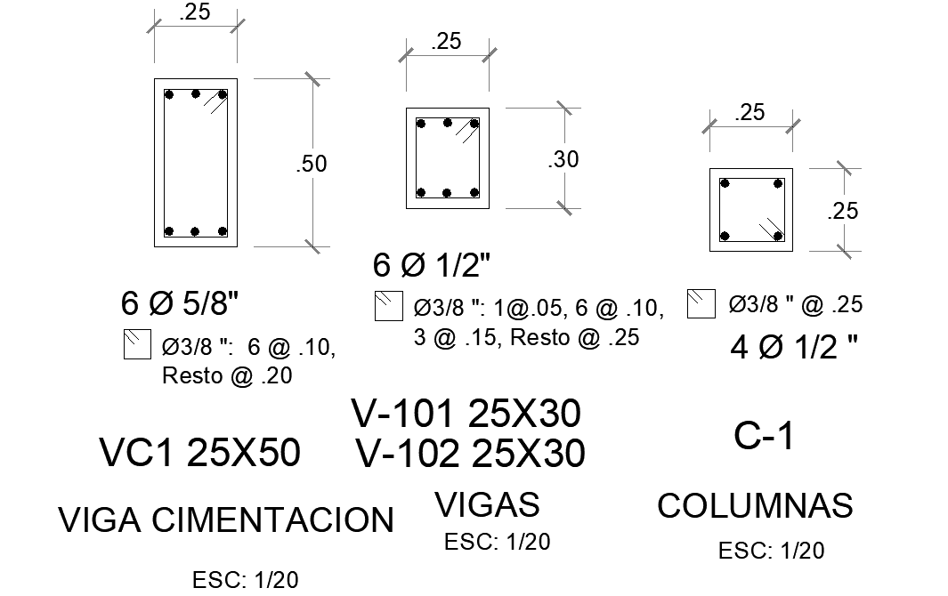 column-section-detail-dwg-file-cadbull