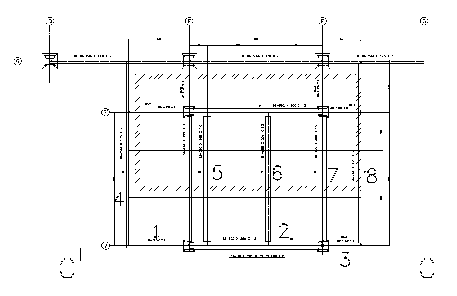 Column Beam Layout Plan Autocad Drawing Dwg File Cadbull – NBKomputer