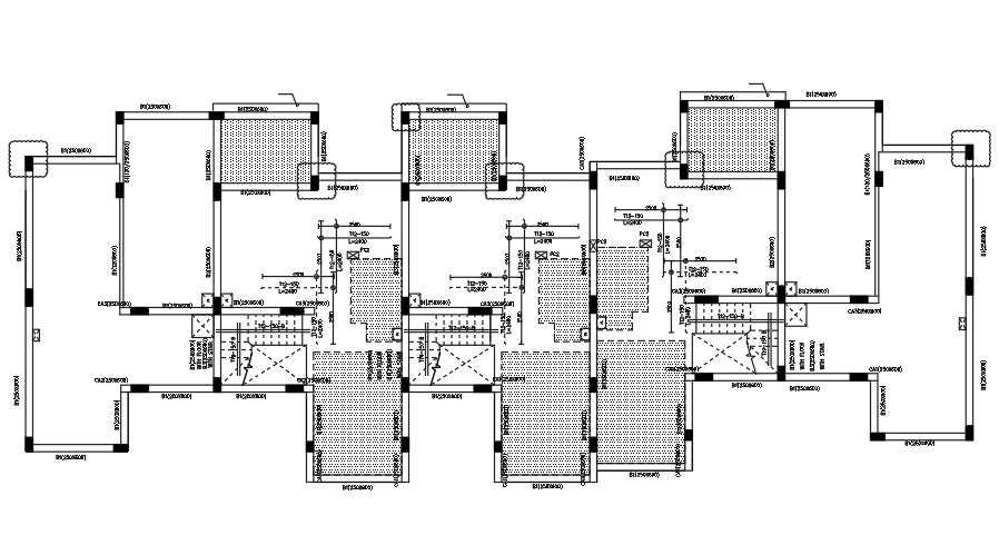 Column Planning Details. - Cadbull