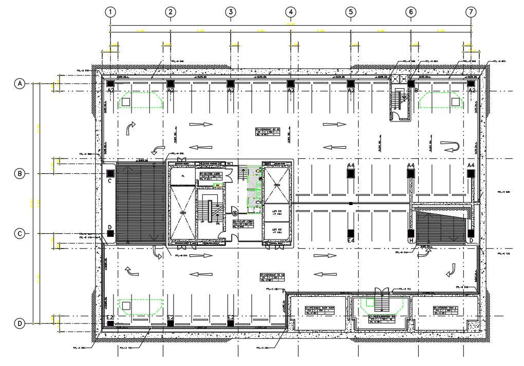 Column base location of the hospital building details are given given ...