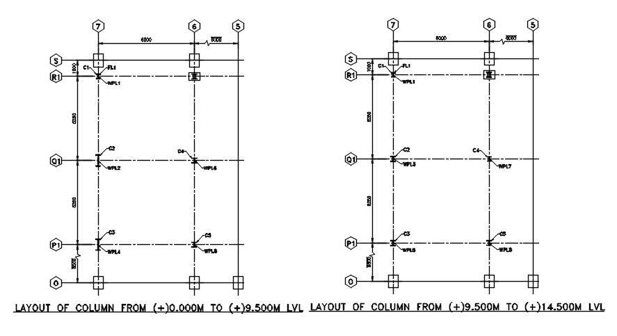 Column strengthening detailed drawing 2D AutoCAD file|CADBULL - Cadbull