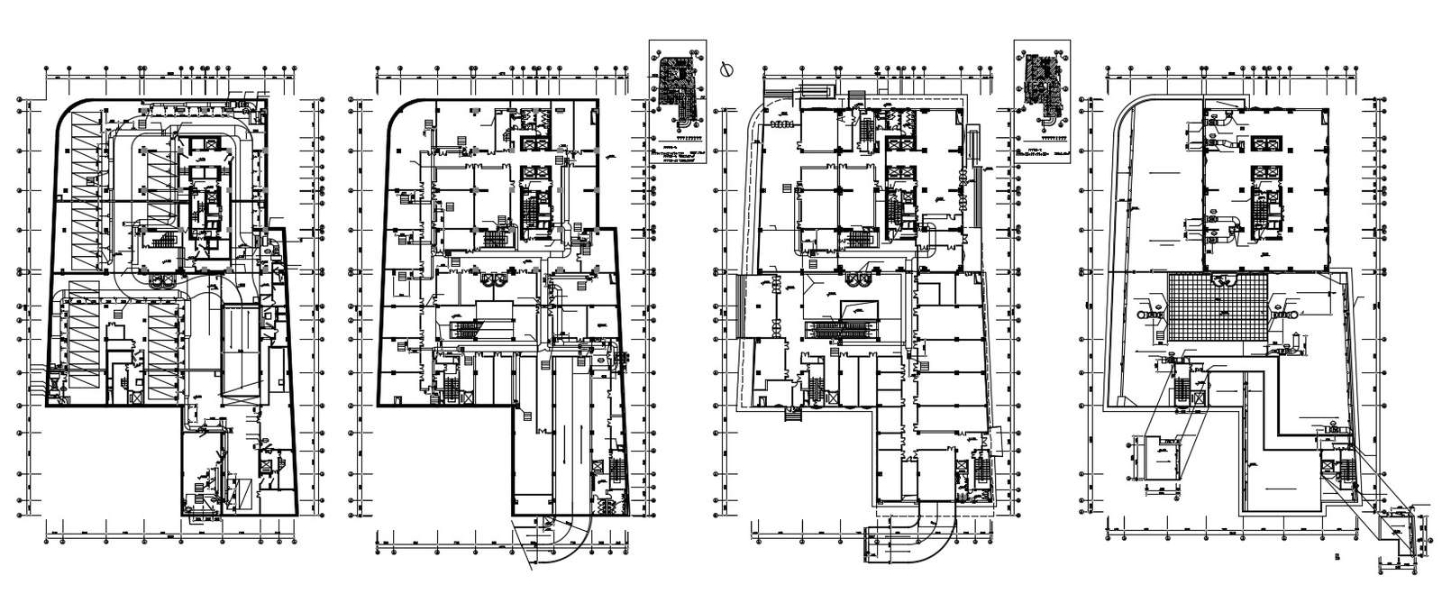 Commerce Building Floor Layout Plan - Cadbull