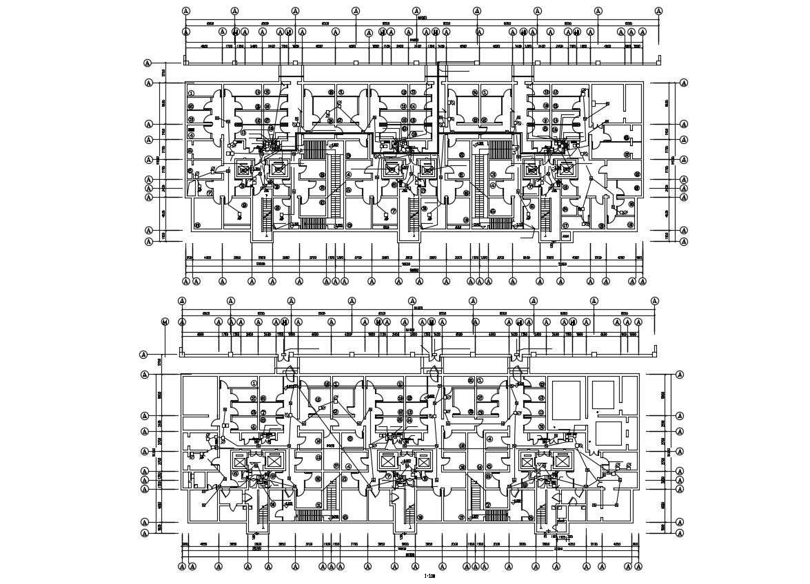 Commerce Complex Building Working Plan - Cadbull