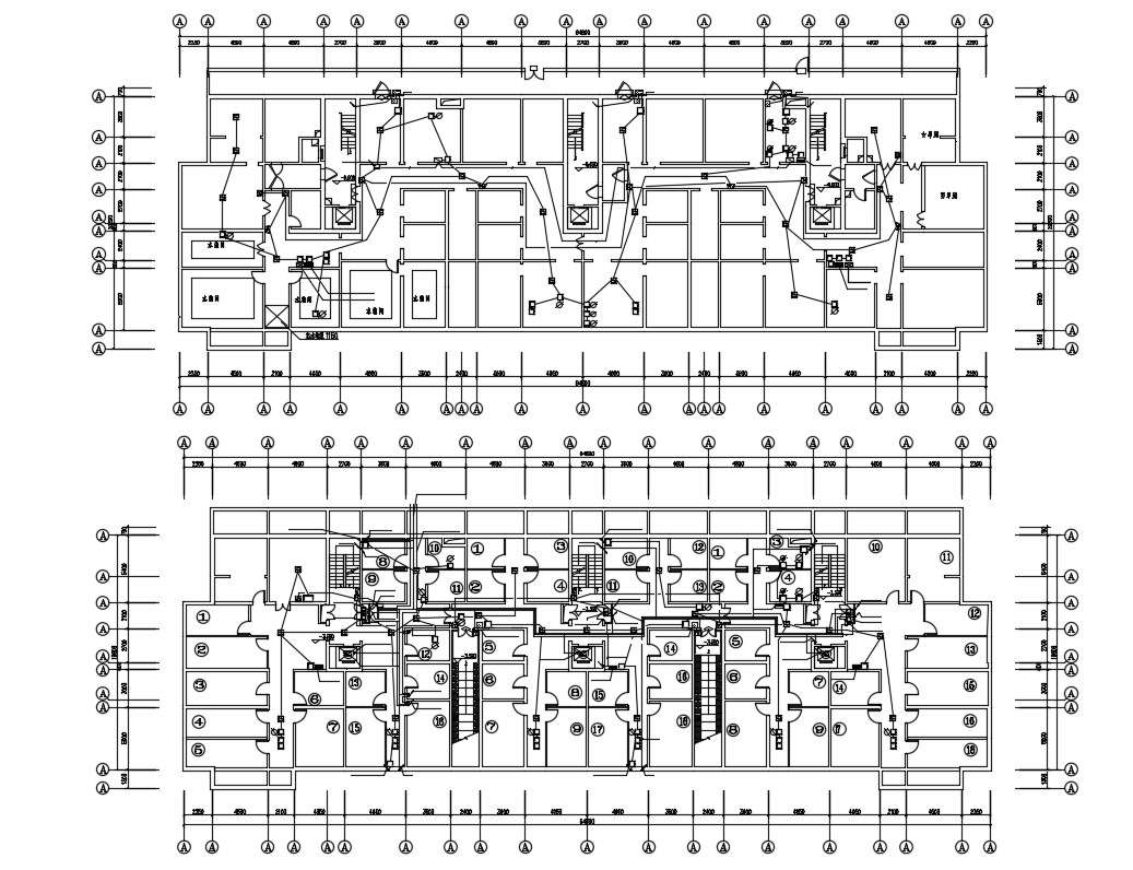 Commerce Office Building Design Layout Plan - Cadbull