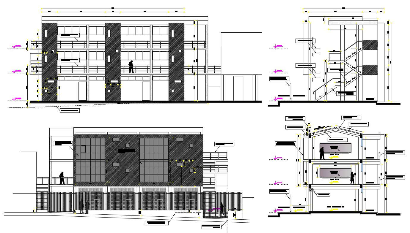 Architectural Floor Plans And Elevations Image To U