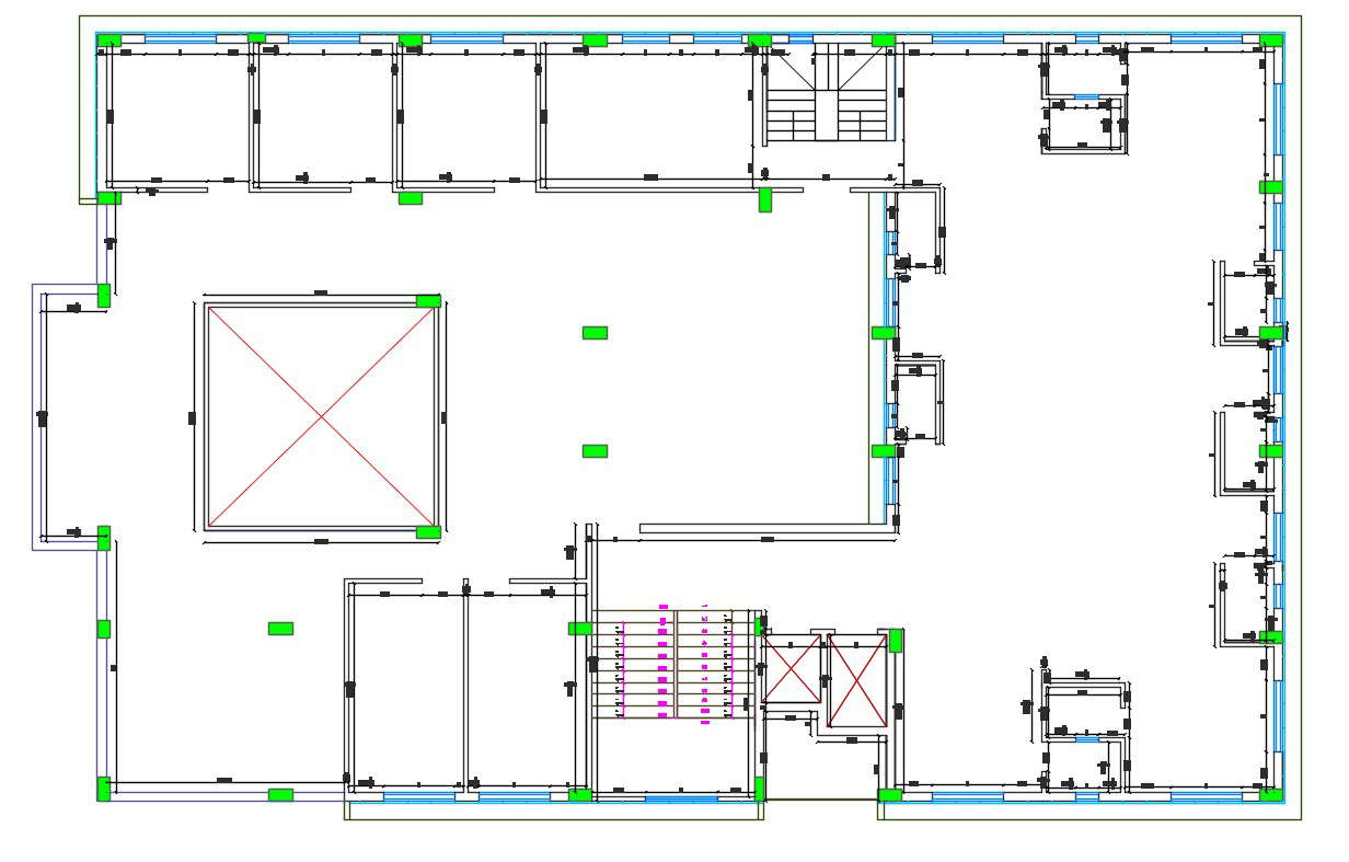 Commercial Building Floor Free AutoCAD File - Cadbull