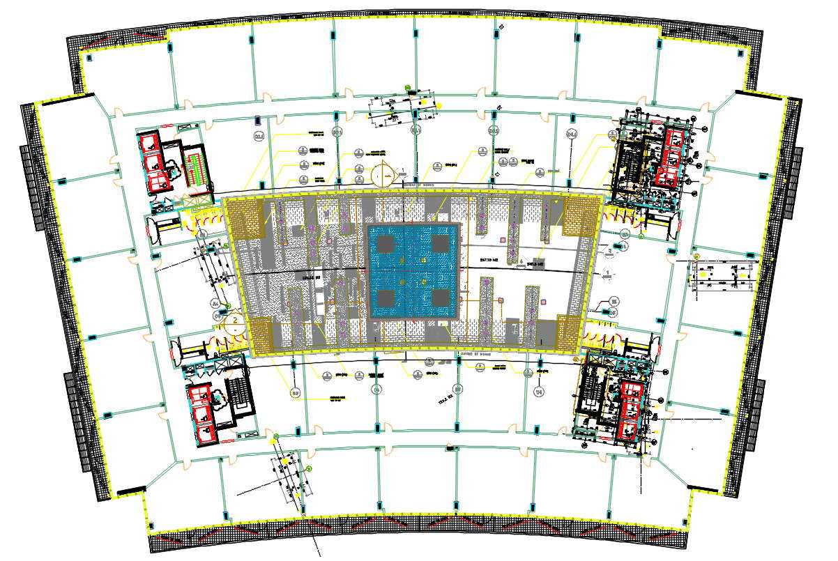 commercial building floor plan layout