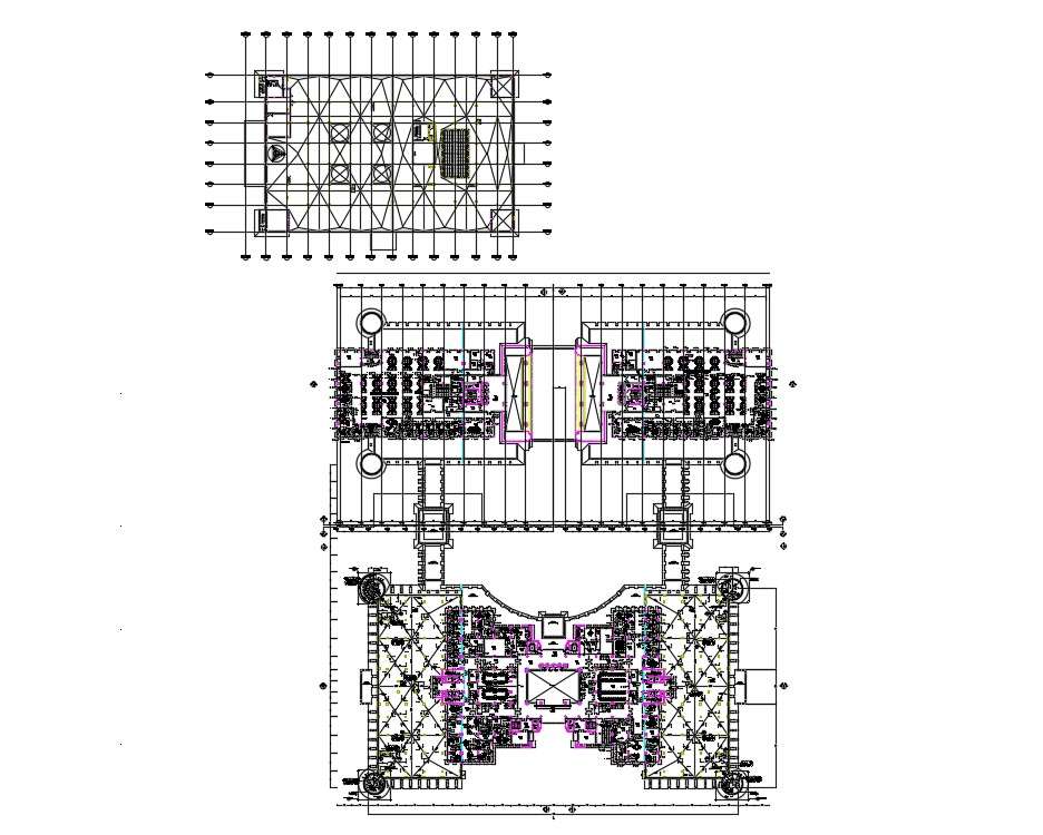 Commercial Building Floor Plan - Cadbull