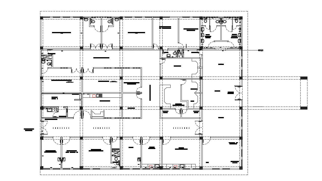 commercial building floor plan layout