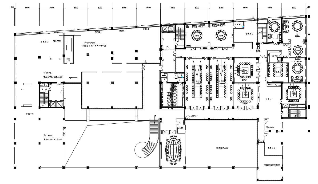 Commercial Building Plan CAD File - Cadbull