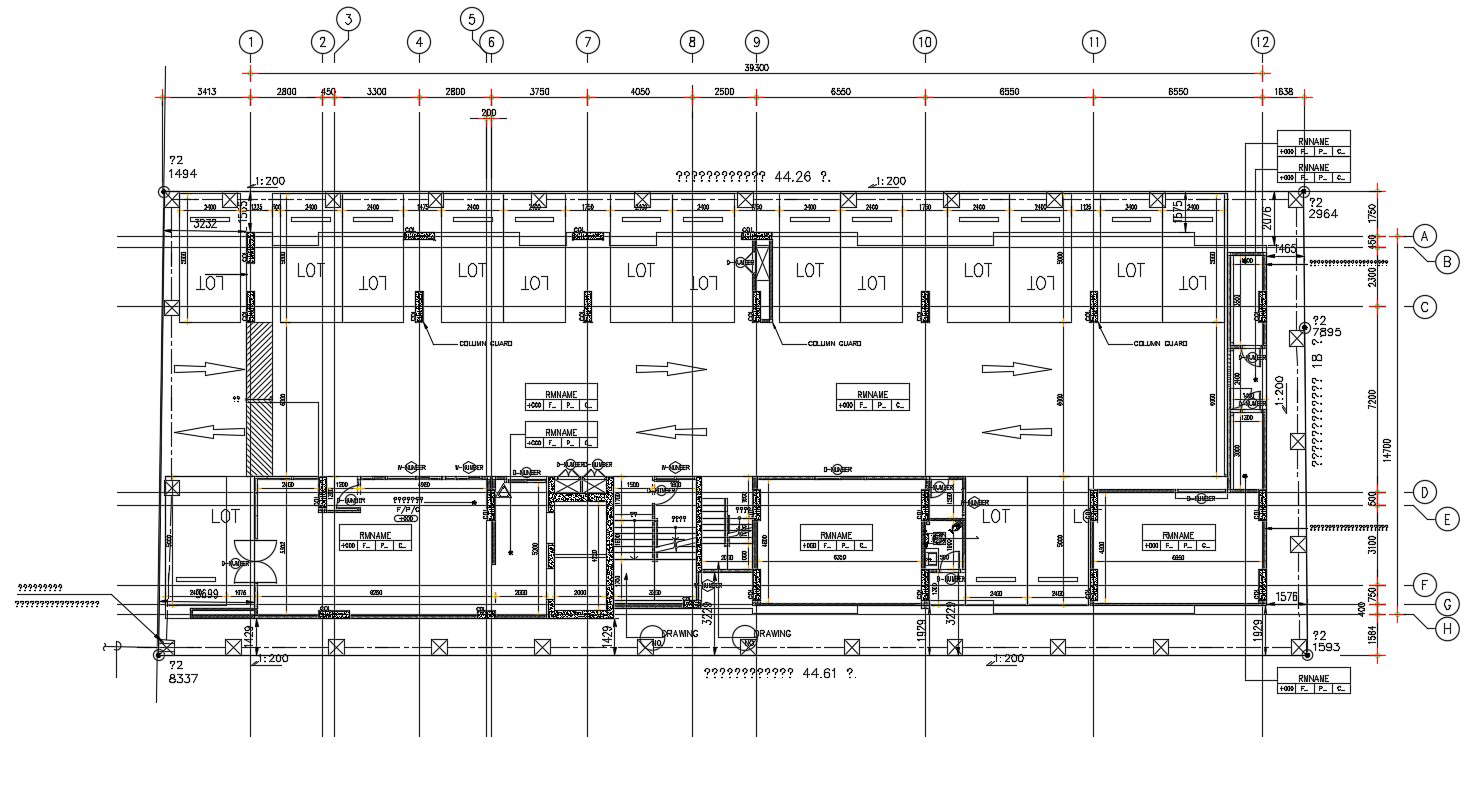 Commercial Building Plans With Dimensions Cadbull